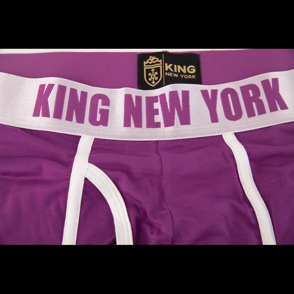 KING NEW YORK , TRUNK , bamboo fabric underwear.(PURPLE) - Picture 3 of 14